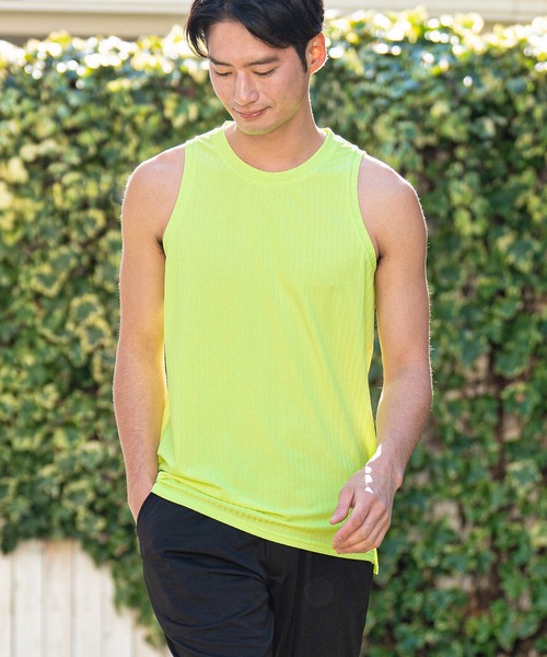 CALL&RESPONSE（コールアンドレスポンス）の「mta492-トタンリブ-タンクトップ（タンクトップ・メンズ・ブラック/ミント/ホワイト/グレイッシュベージュ/イエロー・4/2）」の17枚目の写真