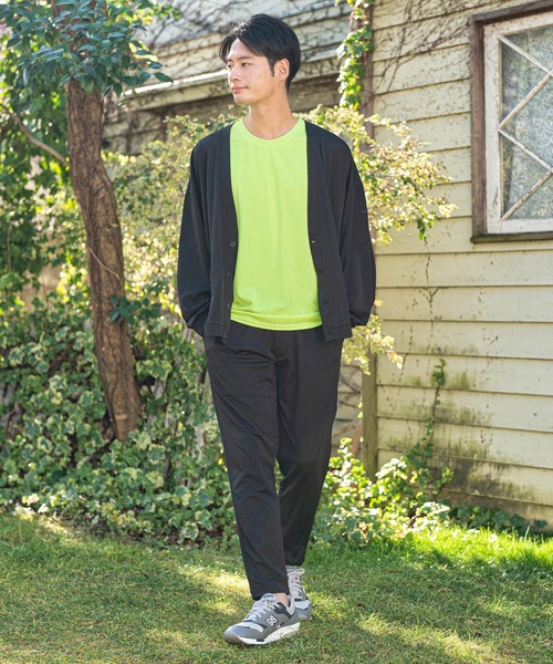 CALL&RESPONSE（コールアンドレスポンス）の「mta492-トタンリブ-タンクトップ（タンクトップ・メンズ・ブラック/ミント/ホワイト/グレイッシュベージュ/イエロー・4/2）」の19枚目の写真