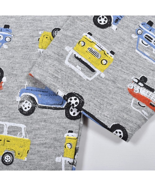 Noeil aime BeBe(ノイユエイムベベ)の「Noeil aime BeBe/クルマ 総柄 天竺 Tシャツ (80~130cm)(Tシャツ/カットソー・キッズ・ホワイト系その他/グレー系その他・110/80/90/130/120/100)」の19枚目の写真