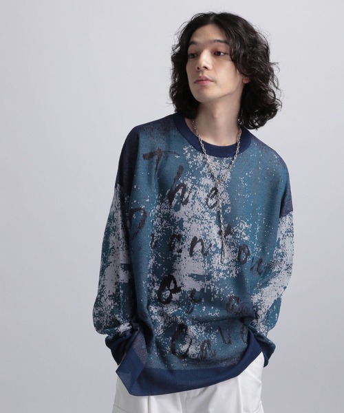 HARE（ハレ）の「シアーアブストラクトプルオーバー(HARE)（ニット 