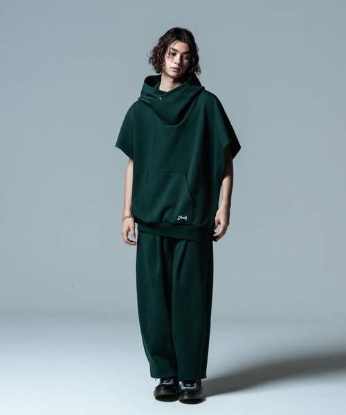 glamb(グラム)の「Balloon Sweat Pants / バルーンスエットパンツ(スウェットパンツ・メンズ・ブラック/グレー/グリーン・S/M/L)」の12枚目の写真