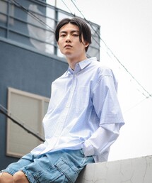 BEAMS | BEAMS / フェイク レイヤード シャツ(シャツ/ブラウス)