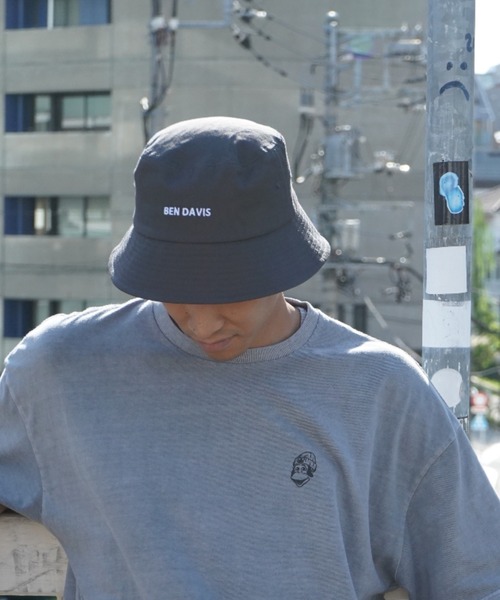 BEN DAVIS(ベンデイビス)の「《BEN DAVIS》TWILL UV HAT(ハット・メンズ・チャコールグレー/オフホワイト/ブラック/ベージュ・FREE)」の3枚目の写真