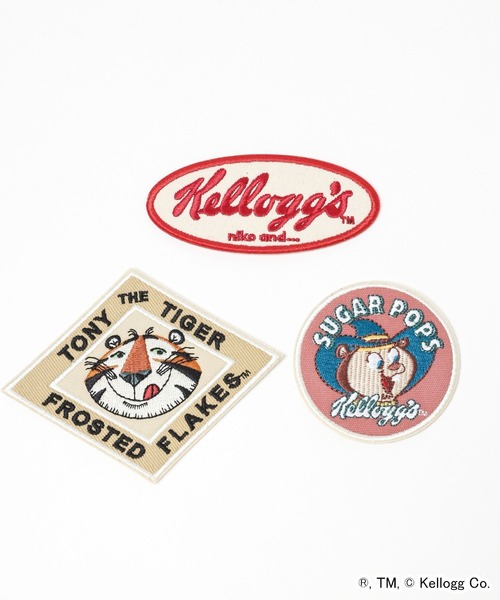 niko and...（ニコアンド）の「【Kellogg's(ケロッグ)】コラボワッペンセット（その他雑貨・レディース・その他1/その他2・0）」の2枚目の写真