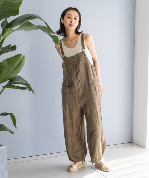 niko and...(ニコアンド)の「スーピマ2WAYタンクトップ(タンクトップ・レディース・アイボリー/オフホワイト/グリーン/チャコール/オレンジ/ラベンダー/ライトベージュ/セージグリーン/イエロー/モカ/ライトグリーン・SMALL/LARGE/MEDIUM)」の19枚目の写真