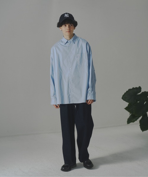 YOEL（ヨエル）の「YOEL - YOEL basic shirt / YOELベーシックシャツ（シャツ/ブラウス・メンズ・ライトグレー/ライトグリーン/ブルー/その他2/その他3/その他・MEDIUM/LARGE/SMALL）」の10枚目の写真