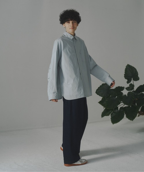 YOEL（ヨエル）の「YOEL - YOEL basic shirt / YOELベーシックシャツ（シャツ/ブラウス・メンズ・ライトグレー/ライトグリーン/ブルー/その他2/その他3/その他・MEDIUM/LARGE/SMALL）」の18枚目の写真