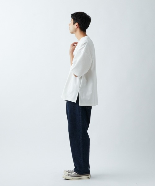 CIAOPANIC TYPY(チャオパニックティピー)の「【WEB限定】ポンチハイカウントサイドスリットビッグシルエットTee(Tシャツ/カットソー・メンズ・ホワイト/ライトグレー/ブラック/ブルー/グリーン系その他/ロイヤルブルー/ベージュ/チャコールグレー・MEDIUM/LARGE/X-LARGE)」の16枚目の写真