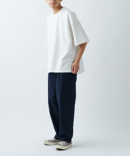 CIAOPANIC TYPY(チャオパニックティピー)の「【WEB限定】ポンチハイカウントサイドスリットビッグシルエットTee(Tシャツ/カットソー・メンズ・ホワイト/ライトグレー/ブラック/ブルー/グリーン系その他/ロイヤルブルー/ベージュ/チャコールグレー・MEDIUM/LARGE/X-LARGE)」の15枚目の写真