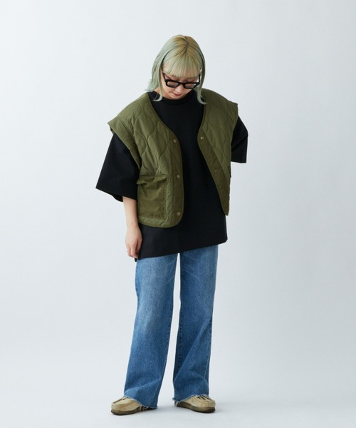 CIAOPANIC TYPY(チャオパニックティピー)の「【WEB限定】ポンチハイカウントサイドスリットビッグシルエットTee(Tシャツ/カットソー・メンズ・ホワイト/ライトグレー/ブラック/ブルー/グリーン系その他/ロイヤルブルー/ベージュ/チャコールグレー・MEDIUM/LARGE/X-LARGE)」の21枚目の写真