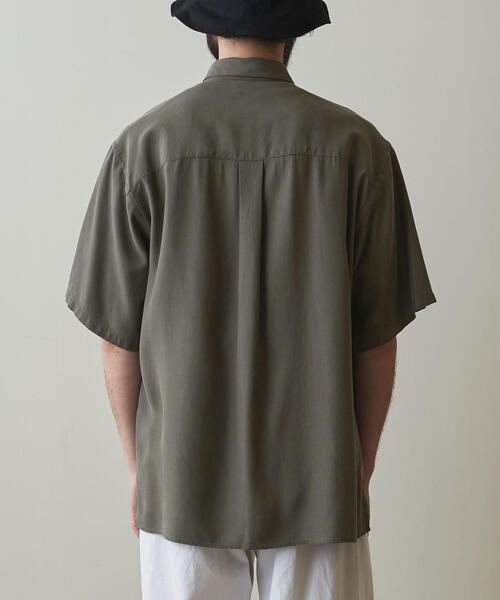 トップス Steven Alan TWILL REGULAR COLLAR SHIRT S ShortSleeve_GinghamBlue.jpg?v=
