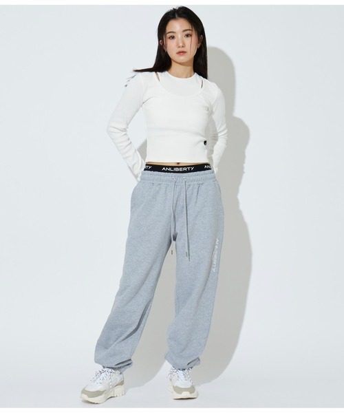 ANLIBERTY ANAP(アンリバティアナップ)の「イヤード風デザインリブプルオーバー(Tシャツ/カットソー・レディース・グレー/ブラック/ホワイト・S/M)」の8枚目の写真