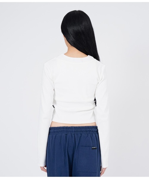 ANLIBERTY ANAP(アンリバティアナップ)の「イヤード風デザインリブプルオーバー(Tシャツ/カットソー・レディース・グレー/ブラック/ホワイト・S/M)」の21枚目の写真