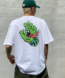 【ムラサキスポーツ別注】SANTACRUZ/サンタクルーズ バックプリント クルーネックTシャツ/スクリ―ミングハンド 半袖Tシャツ  MEEK OG SLASHER HAND S/S TEE 502232402