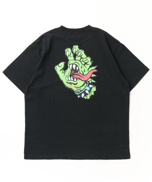 SANTA CRUZ(サンタクルーズ)の「【ムラサキスポーツ別注】SANTACRUZ/サンタクルーズ バックプリント クルーネックTシャツ/スクリ―ミングハンド 半袖Tシャツ MEEK OG SLASHER HAND S/S TEE 502232402(Tシャツ/カットソー・メンズ・ブラック/ホワイト/オレンジ・L/XL/M)」の18枚目の写真