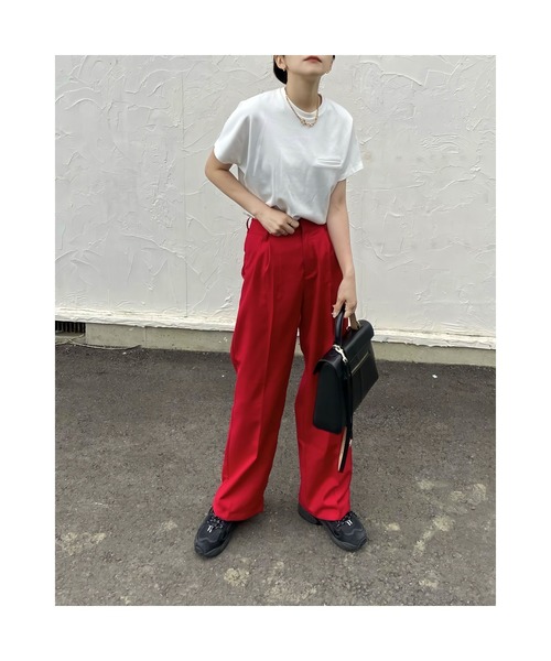 OWLLIDA apartment.(オルリダアパートメント)の「シンプルTシャツ(Tシャツ/カットソー・レディース・ホワイト/ブラック・FREE)」の11枚目の写真