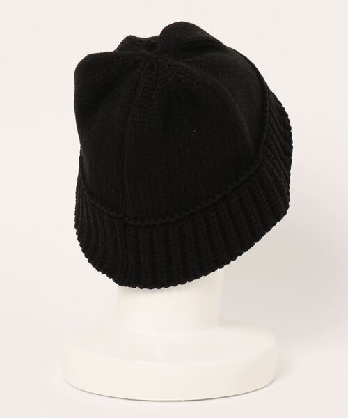 無（ム）の「BELL KNIT HAT【ベルニットハット】（ハット・レディース・ブラック/アイボリー・FREE）」の3枚目の写真