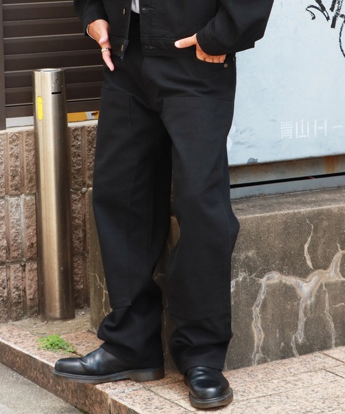 PRISON BLUES/プリズンブルース Double Knee Rigid Work Jeans