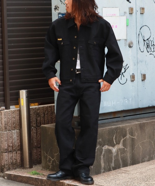 PRISON BLUES/プリズンブルース Double Knee Rigid Work Jeans