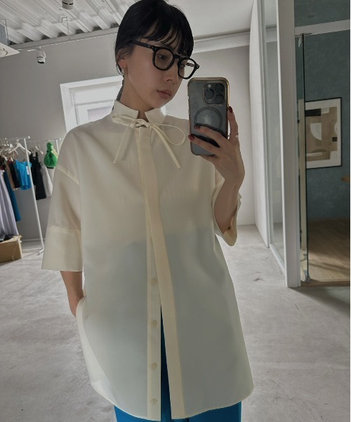 Ameri（アメリ）の「MEDI BACK SLIT OVER SHIRT（シャツ