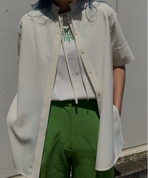 Ameri（アメリ）の「MEDI BACK SLIT OVER SHIRT（シャツ/ブラウス