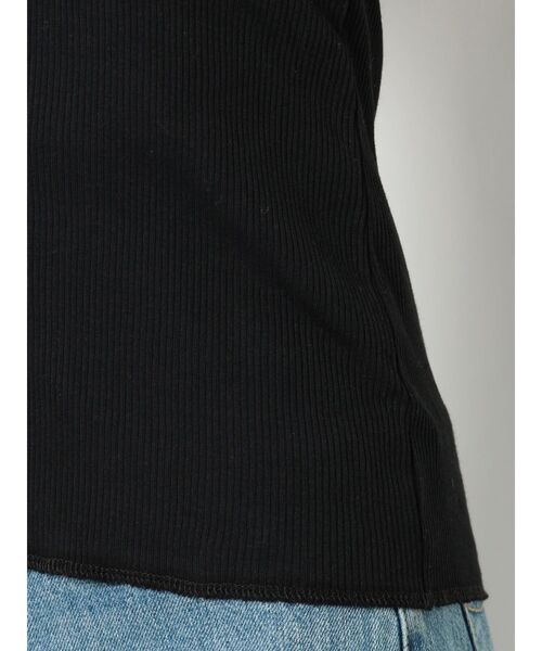 Ungrid（アングリッド）の「オーガニックコットンテレコハーフスリーブカーデ（カーディガン/ボレロ・レディース・ピンク/アイボリー/ブラック・FREE）」の18枚目の写真