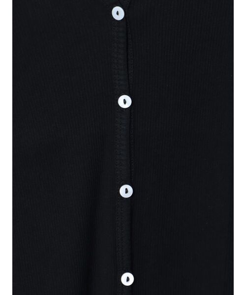 Ungrid（アングリッド）の「オーガニックコットンテレコハーフスリーブカーデ（カーディガン/ボレロ・レディース・ピンク/アイボリー/ブラック・FREE）」の22枚目の写真