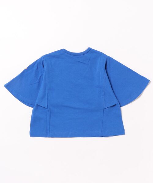 A BOND(アボンド)の「フレアスリーブカットソー(90~150cm)(Tシャツ/カットソー・キッズ・ピンク/ブラック/オフホワイト/ブルー・90/100/110/120/130/140/150)」の17枚目の写真