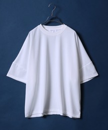 Cool & Dry Amunzen Dolman Sleeve T-Shirt/接触冷感 吸水速乾 梨地 ドルマンスリーブ ビッグシルエット Tシャツ