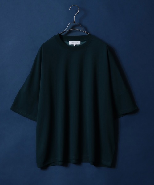 ANPAS(アンパス)の「Cool & Dry Amunzen Dolman Sleeve T-Shirt/接触冷感 吸水速乾 梨地 ドルマンスリーブ ビッグシルエット Tシャツ(Tシャツ/カットソー・メンズ・ブルー/グリーン/ホワイト/ブラック・LL/L/M)」の3枚目の写真