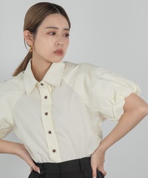 Amiur | puff sleeve shirt blouse(シャツ/ブラウス)