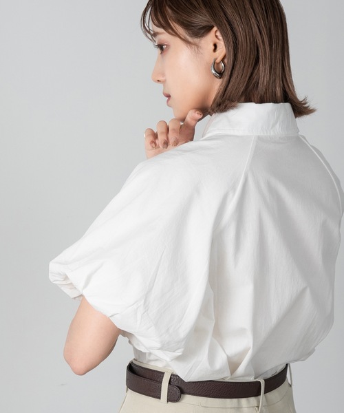 Amiur（エミレ）の「puff sleeve shirt blouse（シャツ/ブラウス・レディース・ホワイト/クリーム・FREE）」の14枚目の写真