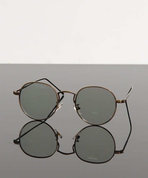 セール】＜CLASSICAL＞ METAL FLAME ROUND SUNGLASSES