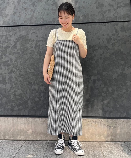 flower(フラワー)の「ハーフシャビーレーストップ2(Tシャツ/カットソー・レディース・アイボリー/ブラック・FREE)」の15枚目の写真