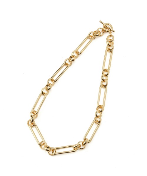 ADAM ET ROPE'（アダムエロペ）の「【LES BIJOUX】MIXチェーンネックレス（ネックレス・レディース・シルバー/ゴールド・FREE）」の5枚目の写真