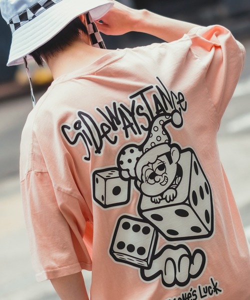 SIDEWAY STANCE(サイドウェイスタンス)の「【SIDEWAY STANCE】オリジナル グラフィック プリント ピグメント加工 半袖Tシャツ(Tシャツ/カットソー・メンズ・ホワイト系その他/ホワイト/オレンジ/ブラック系その他/ネイビー/ブラック/カーキ/ミント/ピンク/ブラック系その他2/ブルー/ホワイト系その他2・LARGE/X-LARGE/MEDIUM)」の11枚目の写真