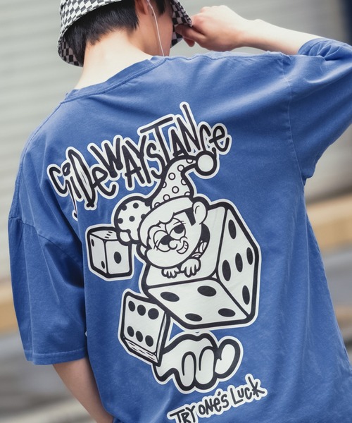 SIDEWAY STANCE(サイドウェイスタンス)の「【SIDEWAY STANCE】オリジナル グラフィック プリント ピグメント加工 半袖Tシャツ(Tシャツ/カットソー・メンズ・ホワイト系その他/ホワイト/オレンジ/ブラック系その他/ネイビー/ブラック/カーキ/ミント/ピンク/ブラック系その他2/ブルー/ホワイト系その他2・LARGE/X-LARGE/MEDIUM)」の10枚目の写真