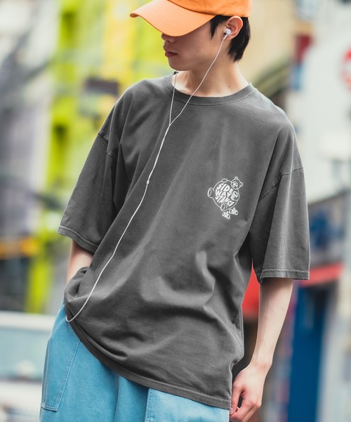 SIDEWAY STANCE(サイドウェイスタンス)の「【SIDEWAY STANCE】オリジナル グラフィック プリント ピグメント加工 半袖Tシャツ(Tシャツ/カットソー・メンズ・ホワイト系その他/ホワイト/オレンジ/ブラック系その他/ネイビー/ブラック/カーキ/ミント/ピンク/ブラック系その他2/ブルー/ホワイト系その他2・LARGE/X-LARGE/MEDIUM)」の17枚目の写真