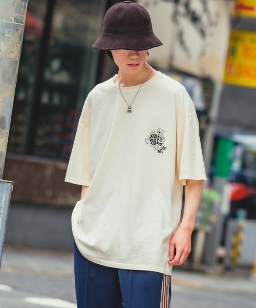 SIDEWAY STANCE(サイドウェイスタンス)の「【SIDEWAY STANCE】オリジナル グラフィック プリント ピグメント加工 半袖Tシャツ(Tシャツ/カットソー・メンズ・ホワイト系その他/ホワイト/オレンジ/ブラック系その他/ネイビー/ブラック/カーキ/ミント/ピンク/ブラック系その他2/ブルー/ホワイト系その他2・LARGE/X-LARGE/MEDIUM)」の13枚目の写真