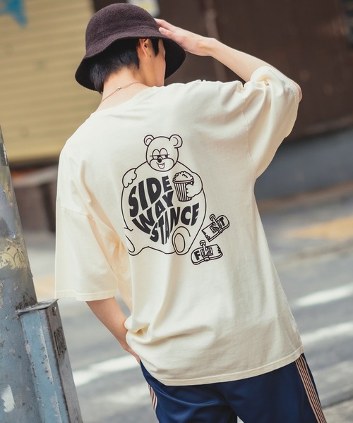 SIDEWAY STANCE(サイドウェイスタンス)の「【SIDEWAY STANCE】オリジナル グラフィック プリント ピグメント加工 半袖Tシャツ(Tシャツ/カットソー・メンズ・ホワイト系その他/ホワイト/オレンジ/ブラック系その他/ネイビー/ブラック/カーキ/ミント/ピンク/ブラック系その他2/ブルー/ホワイト系その他2・LARGE/X-LARGE/MEDIUM)」の15枚目の写真