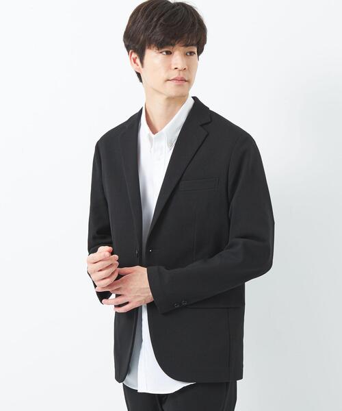 green label relaxing（グリーンレーベルリラクシング）の「フルフラン ナロー ジャケット -ウォッシャブル・ストレッチ・防シワ-（テーラードジャケット・メンズ・ネイビー/オリーブ/ブラック/ダークグレー・XS/S/M/L/XL）」の2枚目の写真