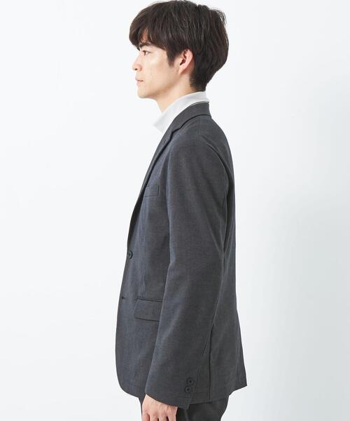 green label relaxing（グリーンレーベルリラクシング）の「フルフラン ナロー ジャケット -ウォッシャブル・ストレッチ・防シワ-（テーラードジャケット・メンズ・ネイビー/オリーブ/ブラック/ダークグレー・XS/S/M/L/XL）」の8枚目の写真