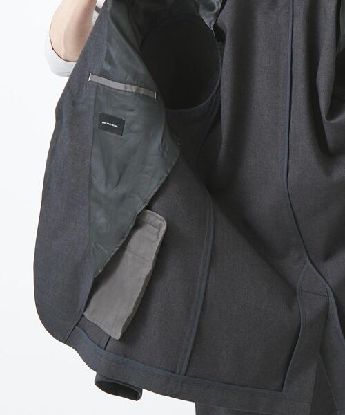 green label relaxing（グリーンレーベルリラクシング）の「フルフラン ナロー ジャケット -ウォッシャブル・ストレッチ・防シワ-（テーラードジャケット・メンズ・ネイビー/オリーブ/ブラック/ダークグレー・XS/S/M/L/XL）」の15枚目の写真