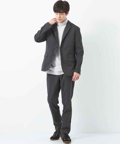 green label relaxing（グリーンレーベルリラクシング）の「フルフラン ナロー ジャケット -ウォッシャブル・ストレッチ・防シワ-（テーラードジャケット・メンズ・ネイビー/オリーブ/ブラック/ダークグレー・XS/S/M/L/XL）」の22枚目の写真