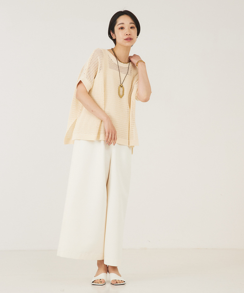 qualite（カリテ）の「ドライチノオールインワン（つなぎ/オールインワン・レディース・ブラック/アイボリー・フリー）」の6枚目の写真