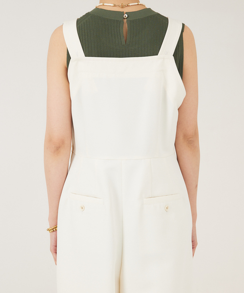 qualite（カリテ）の「ドライチノオールインワン（つなぎ/オールインワン・レディース・ブラック/アイボリー・フリー）」の9枚目の写真