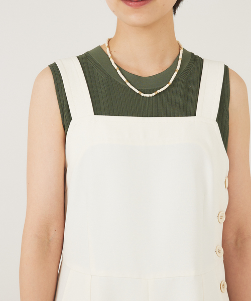 qualite（カリテ）の「ドライチノオールインワン（つなぎ/オールインワン・レディース・ブラック/アイボリー・フリー）」の10枚目の写真