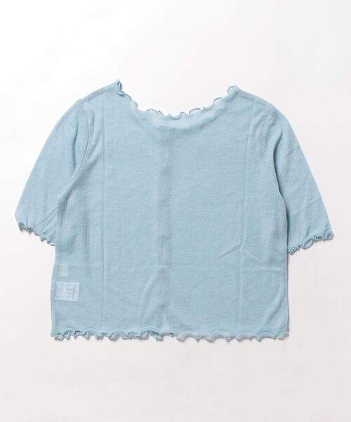 nemne store(ネンネストア)の「前後2wayシアーテレコカーディガン(カーディガン/ボレロ・レディース・ブルー/アイボリー/ピンク・フリー)」の11枚目の写真