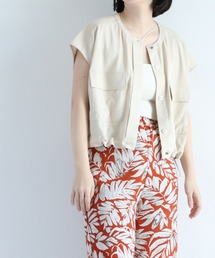 cepo | ドロストワークショートベスト(ベスト)