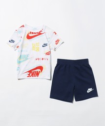 NIKE（ナイキ）の「NIKE/ナイキ ACTIVE JOY SHORTS SET ショーツ セット スウッシュ（セットアップ・キッズ）」